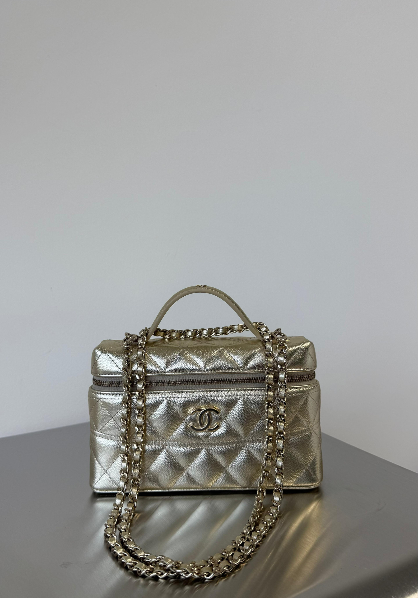 Slim Vanity Handle Bag